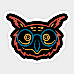 Cute owl Sticker